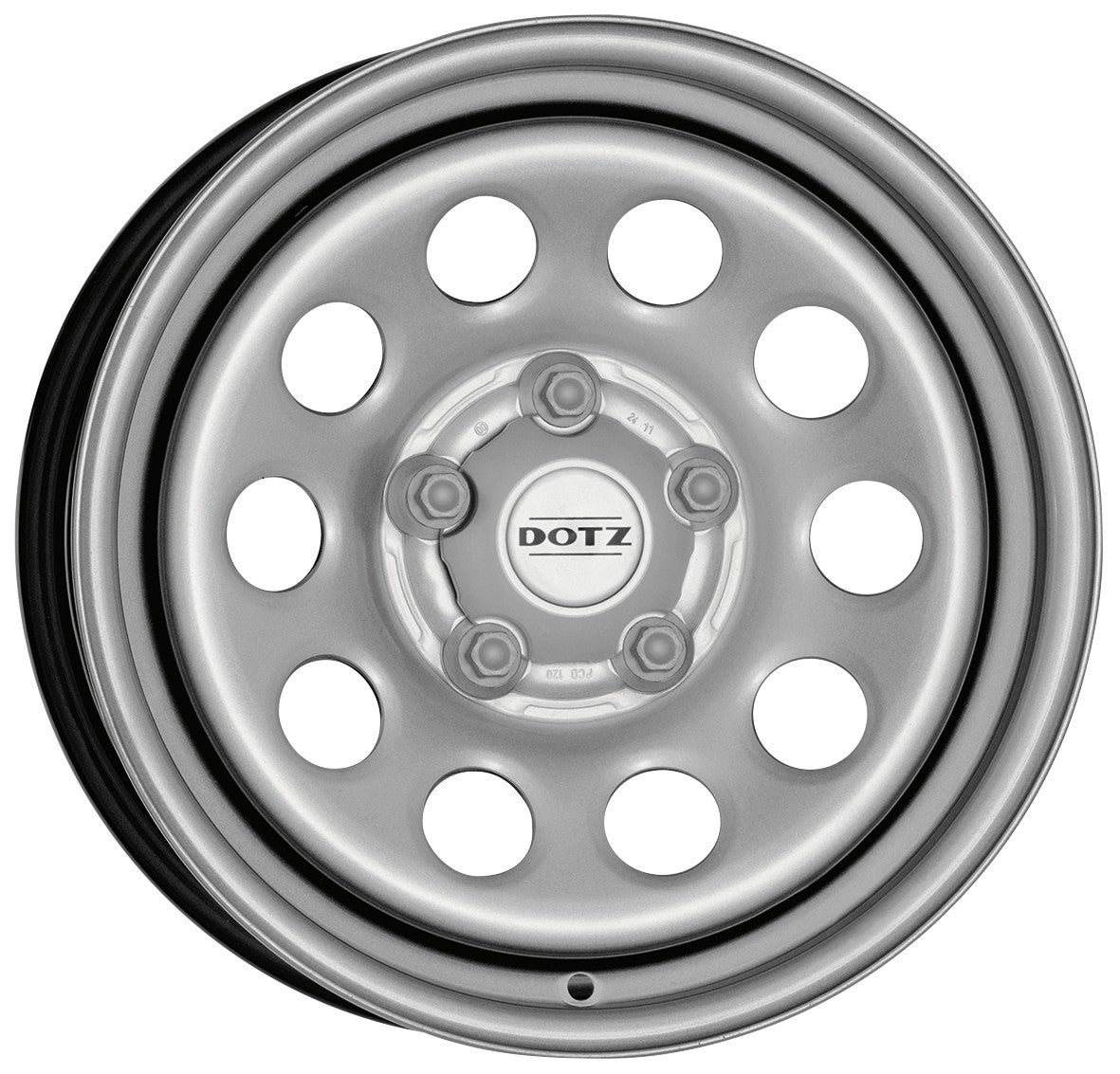 Dotz Modular silver 7x16 ET30 - LK5/120 ML65