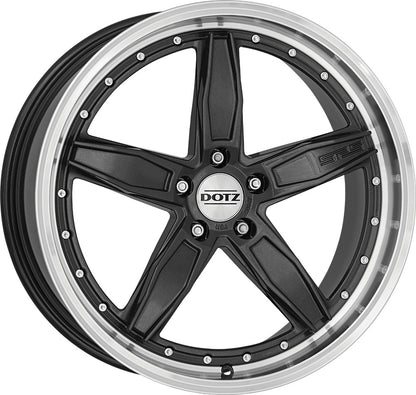 Dotz SP5 gunmetal polished 8x18 ET48 - LK5/114.3 ML71.6