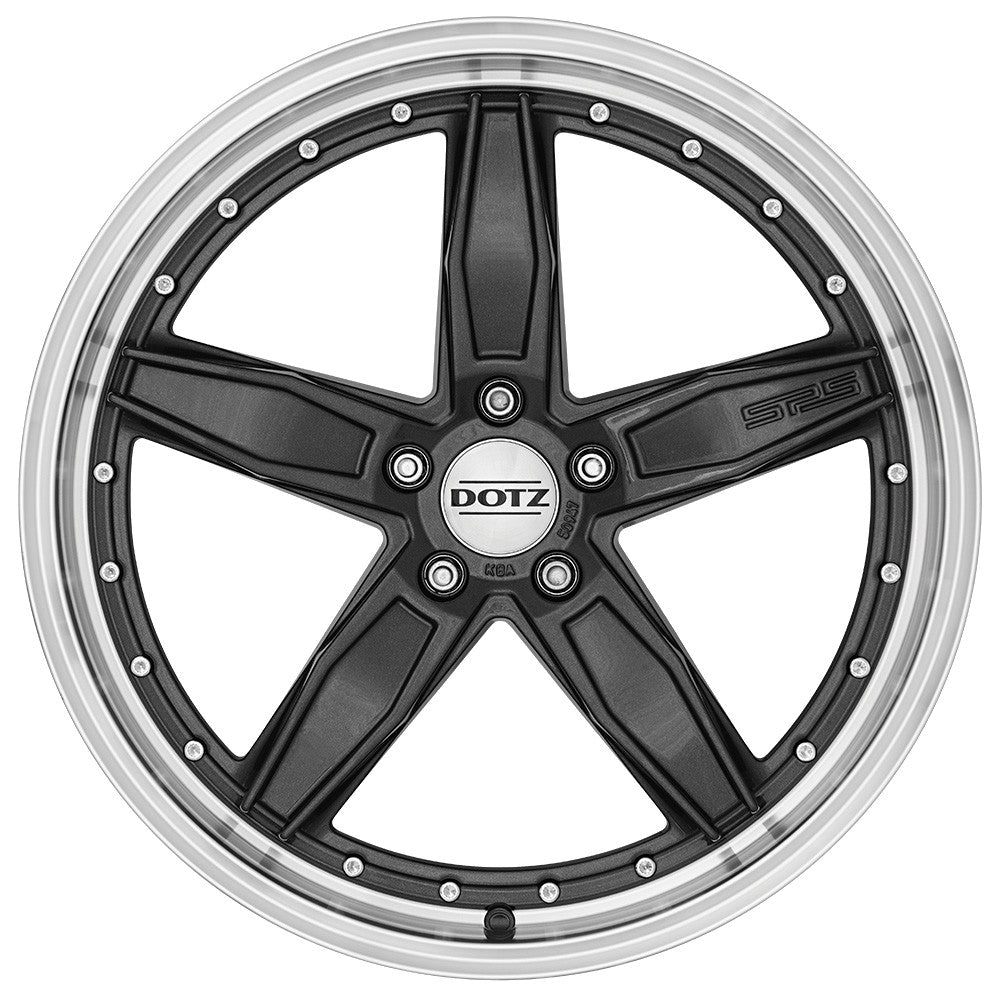 Dotz SP5 gunmetal polished 8x18 ET48 - LK5/114.3 ML71.6