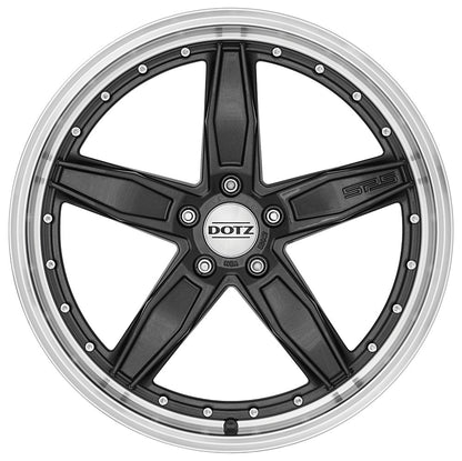 Dotz SP5 gunmetal polished 8x18 ET48 - LK5/114.3 ML71.6