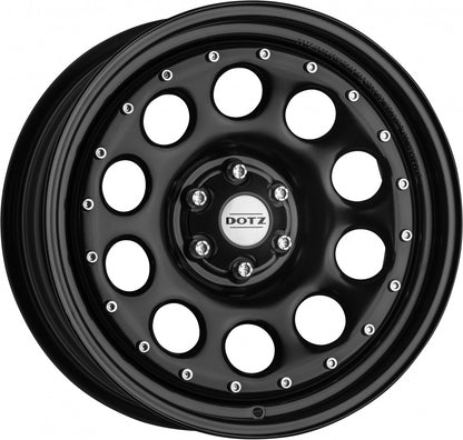 Dotz Modular Beadlock black 18Z (ohne Nabenbecher) 7.5x18 ET18 - LK6/114.3 ML66