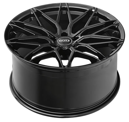Dotz Suzuka black 9.5x19 ET40 - LK5/120 ML72.6
