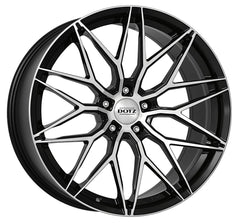 Dotz Suzuka black polished Alufelge 8.5x19 Zoll ET45 LK 5x108 ML70.1