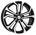 Dezent TA black polished Alufelge 7x17 Zoll ET47 LK 5x114.3 ML67.1