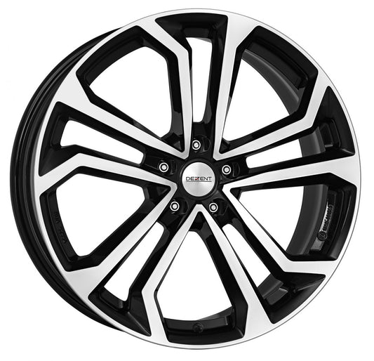 Dezent TA black polished 8x20 ET45 - LK5/108 ML63.4