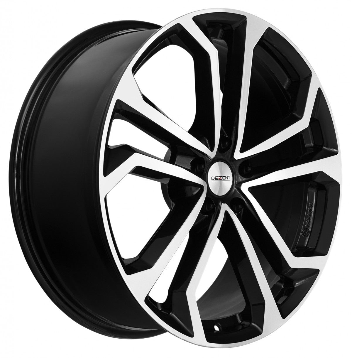 Dezent TA black polished 8x20 ET45 - LK5/108 ML63.4