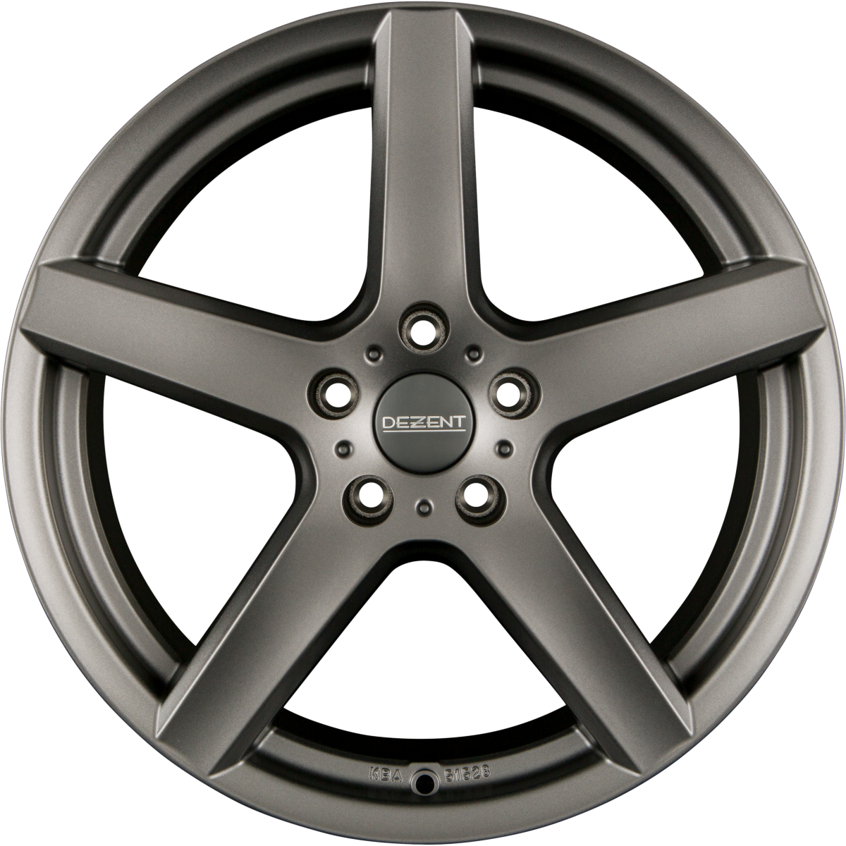 Dezent TY GRAPHITE - Graphite Matt Alufelge 6x15 Zoll ET38 LK 5x100 ML57.1