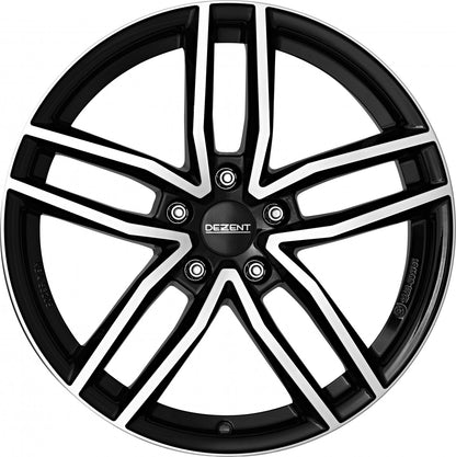 Dezent TR black polished Alufelge 8x18 Zoll ET30 LK 5x112 ML66.6 – Bild 2
