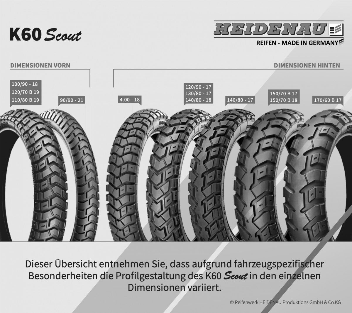 Heidenau K60 SCOUT 160/60 R17 69T