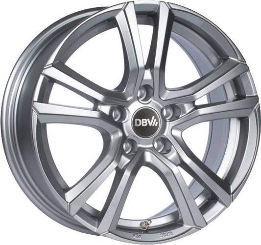 DBV Andorra shadow silber glänzend lackiert Alufelge 8x19 Zoll ET35 LK 5x112 ML74.1