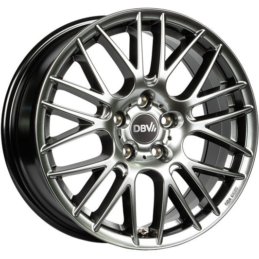 DBV 5KS 003 hyper silber 6.5x16 ET40 - LK5/114.3 ML74.1