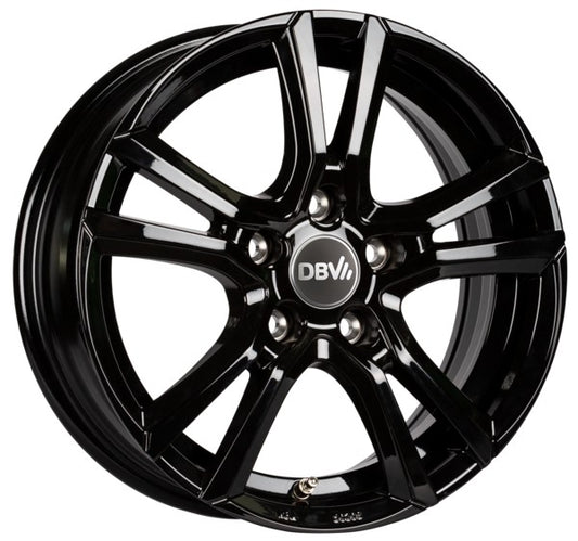DBV Andorra schwarz 7.5x17 ET45 - LK5/108 ML74.1