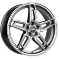 DBV 5DS 005 shadow silber 6.5x16 ET45 - LK5/100 ML60.1