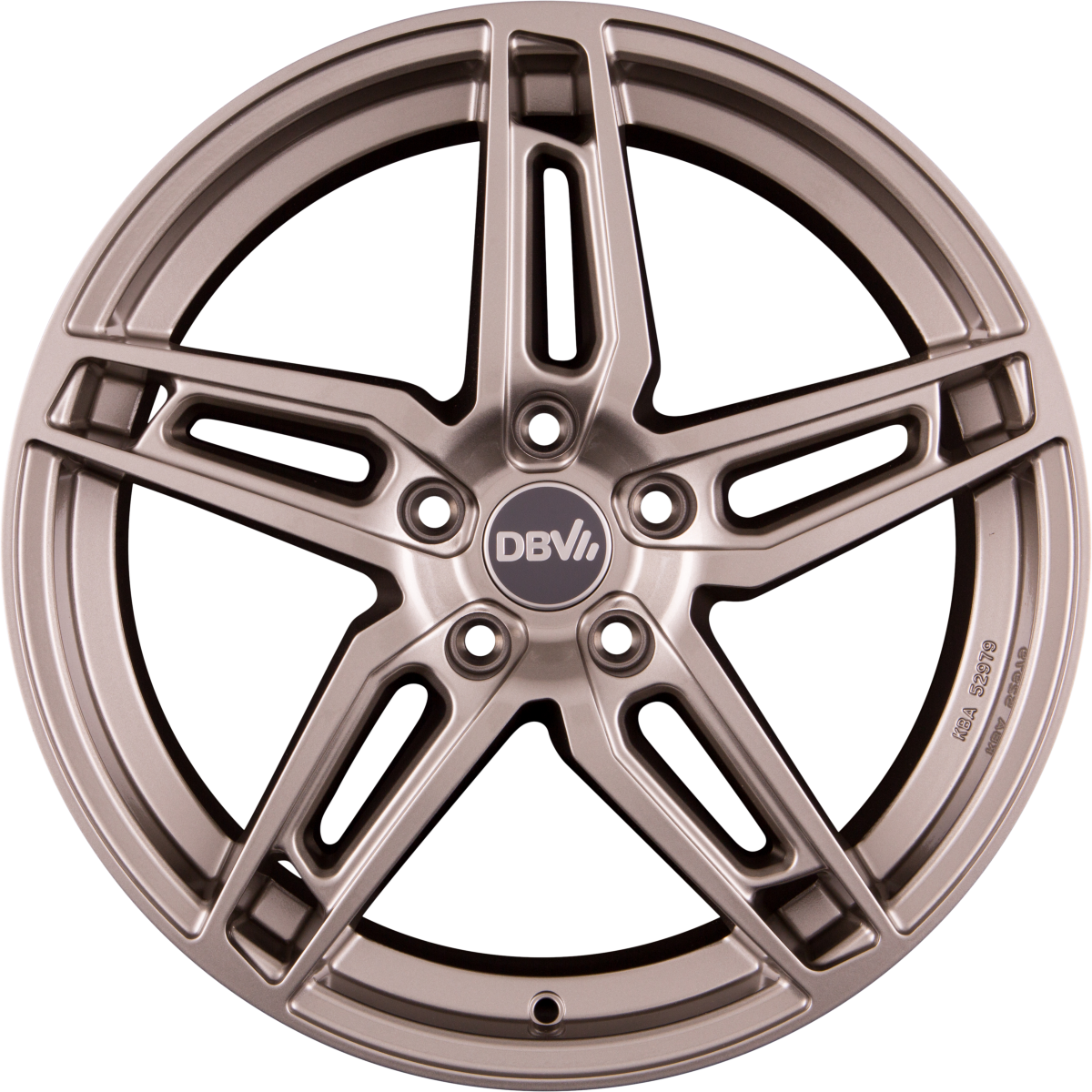 DBV 5DS 005 shadow silber Alufelge 8x18 Zoll ET40 LK 5x114.3 ML71.6 – Bild 2