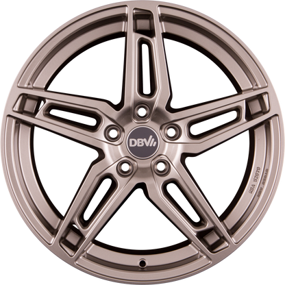 DBV 5DS 005 shadow silber Alufelge 8x18 Zoll ET40 LK 5x114.3 ML71.6 – Bild 2
