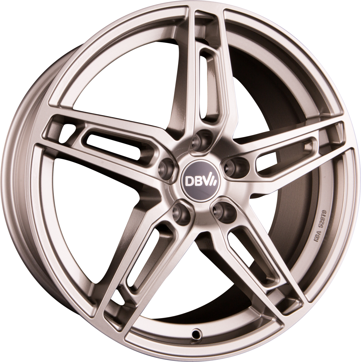 DBV 5DS 005 shadow silber Alufelge 8x18 Zoll ET40 LK 5x114.3 ML71.6 – Bild 3