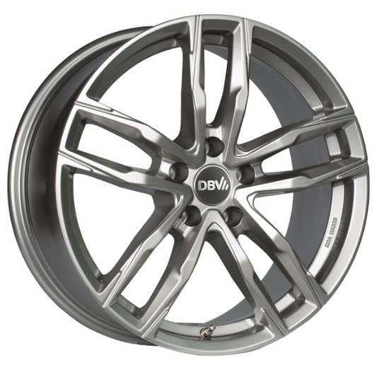DBV Vienna II hyper silber Alufelge 8.5x19 Zoll ET45 LK 5x108 ML70.1
