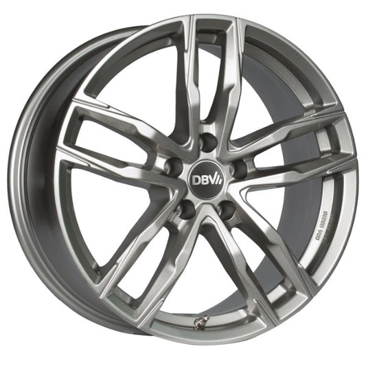 DBV Vienna II hyper silber 8.5x20 ET42 - LK5/112 ML70.1