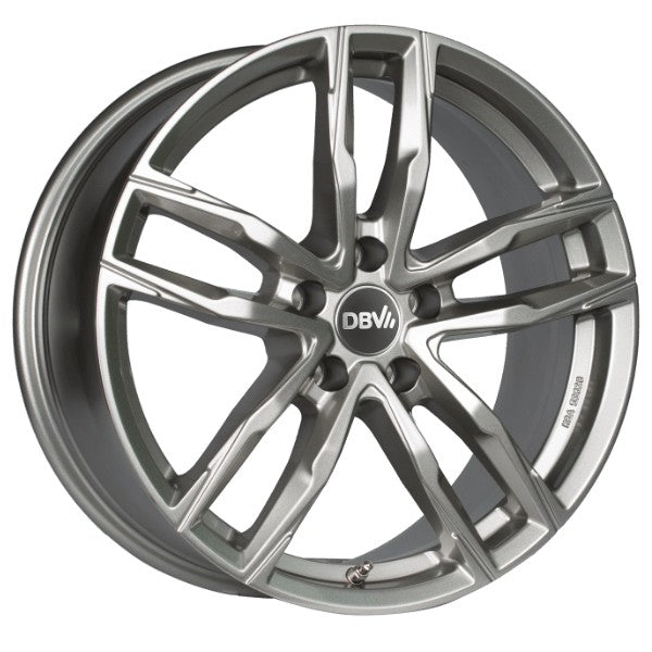 DBV Vienna II hyper silber 8.5x20 ET45 - LK5/114.3 ML71.6