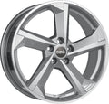 DBV Torino III hyper silber poliert Alufelge 7.5x17 Zoll ET45 LK 5x108 ML70.1