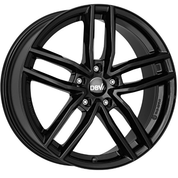 DBV Andorra TR black 7x17 ET45 - LK5/112 ML57.1
