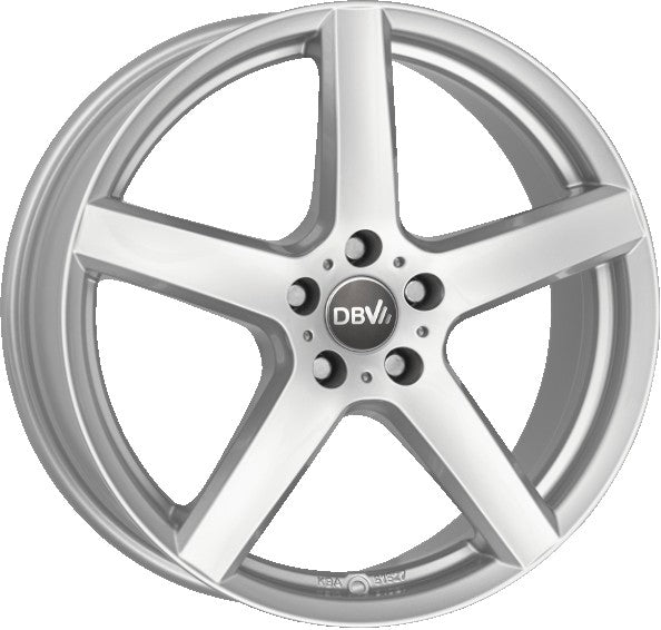 DBV Navigio TY silber metallic 8x18 ET45 - LK5/114.3 ML71.6