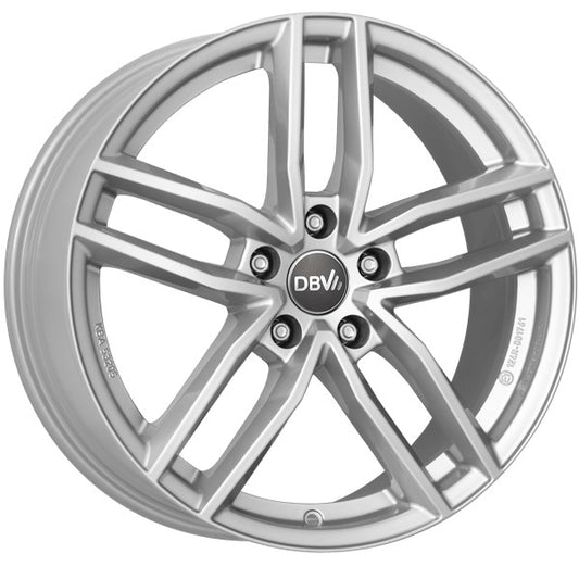 DBV Andorra TR silver 7.5x18 ET38 - LK5/114.3 ML71.6