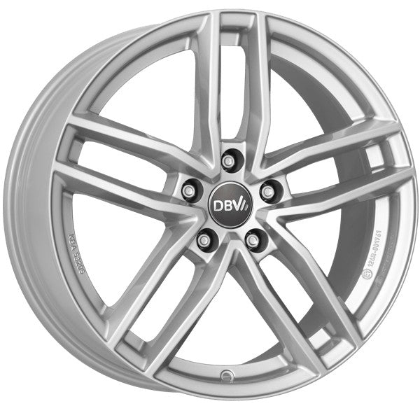 DBV Andorra TR silver 7x17 ET49 - LK5/112 ML57.1