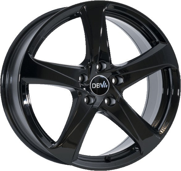 DBV 5SP 001 schwarz 7.5x17 ET48 - LK5/112 ML74.1