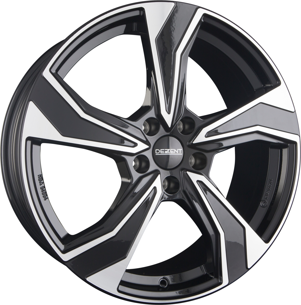 DBV Venezia KB schwarz poliert Alufelge 6.5x16 Zoll ET46 LK 5x112 ML57.1 – Bild 3