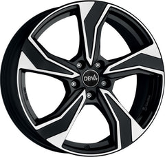 DBV Venezia KB schwarz poliert Alufelge 6.5x16 Zoll ET45 LK 5x114.3 ML60.1