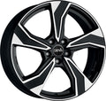 DBV Venezia KB schwarz poliert Alufelge 8x19 Zoll ET45 LK 5x112 ML57.1