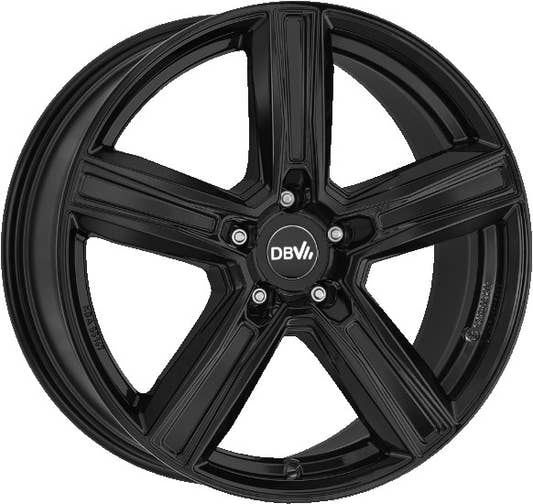 DBV Vegas KG black 7x18 ET43 - LK5/112 ML57.1