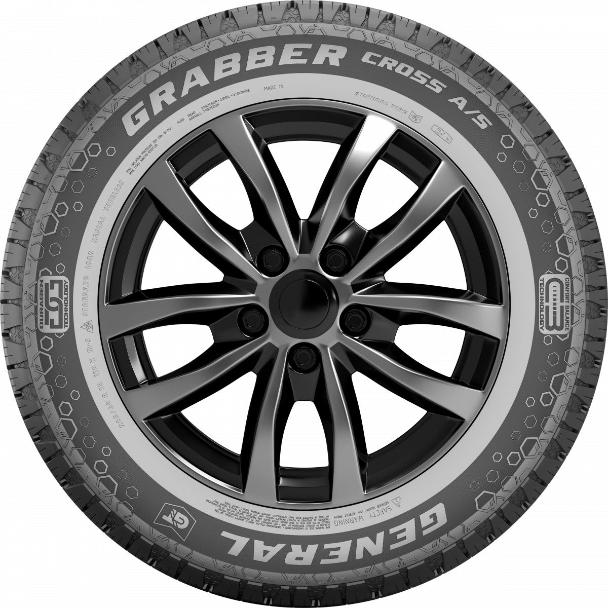 General Tire Grabber Cross A/S FR Elect XL 3PMSF 255/45 R19 104V