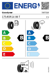 Goodyear Efficientgrip Compact 2 XL 175/65 R14 86T