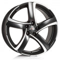 Alutec Shark racing-black polished Alufelge 7x16 Zoll ET38 LK 5x114.3 ML70.1