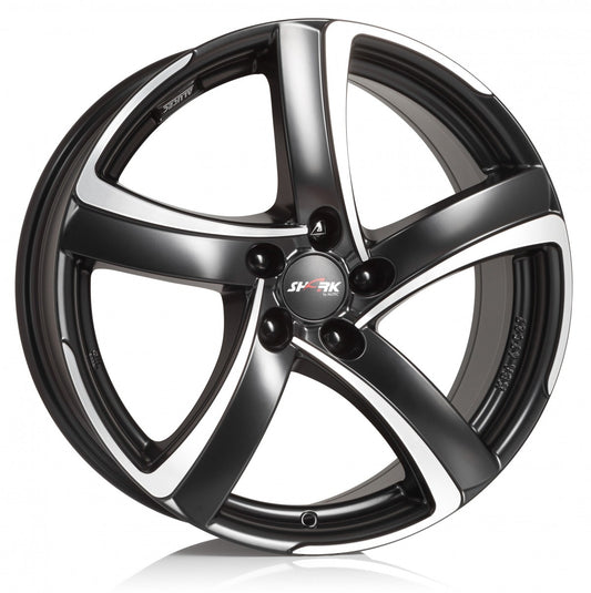Alutec Shark racing-black polished 6x16 ET25 - LK4/108 ML65.1