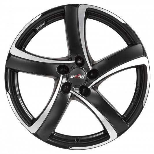 Alutec Shark racing-black polished Alufelge 6x16 Zoll ET25 LK 4x108 ML65.1 – Bild 2