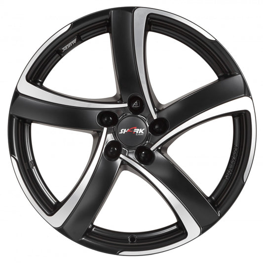 Alutec Shark racing-black polished 6x16 ET25 - LK4/108 ML65.1
