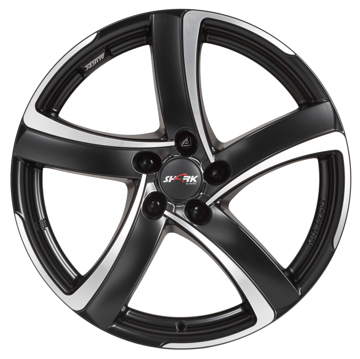 Alutec Shark racing-black polished Alufelge 6x16 Zoll ET25 LK 4x108 ML65.1 – Bild 2