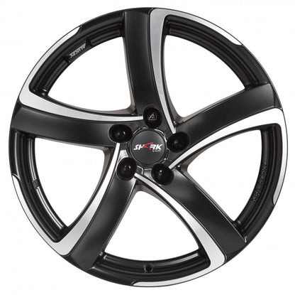 Alutec Shark racing-black polished Alufelge 6x16 Zoll ET25 LK 4x108 ML65.1 – Bild 2