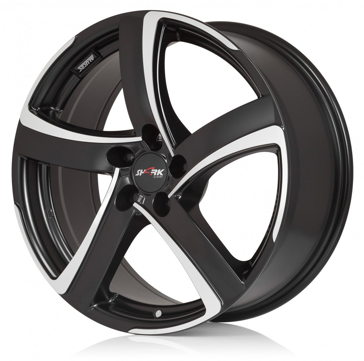 Alutec Shark racing-black polished Alufelge 6x16 Zoll ET25 LK 4x108 ML65.1 – Bild 4