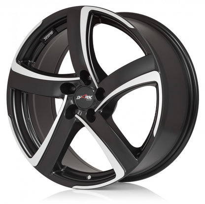 Alutec Shark racing-black polished Alufelge 6x16 Zoll ET25 LK 4x108 ML65.1 – Bild 4