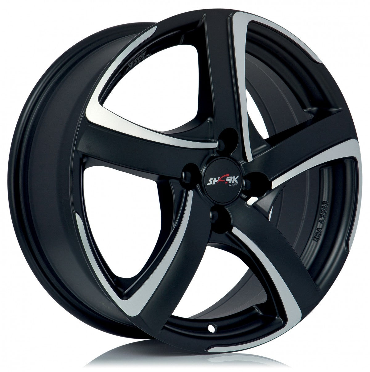 Alutec Shark racing-black polished Alufelge 6x16 Zoll ET25 LK 4x108 ML65.1 – Bild 7