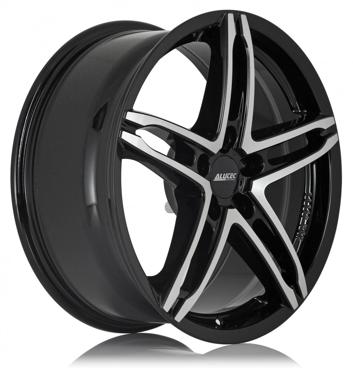 Alutec Poison diamant-schwarz frontpoliert Alufelge – Bild 2