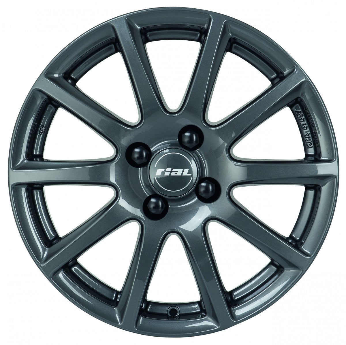 Rial Milano titanium 5.5x14 ET35 - LK4/100 ML63.3