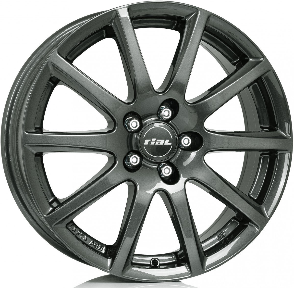 Rial Milano titanium 5.5x14 ET43 - LK4/108 ML63.4
