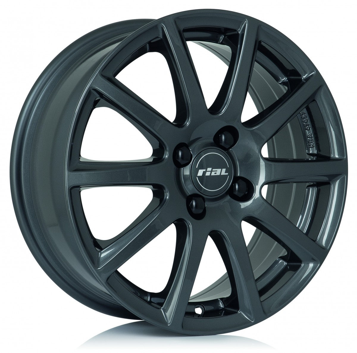 Rial Milano titanium 7x17 ET47 - LK5/112 ML66.6