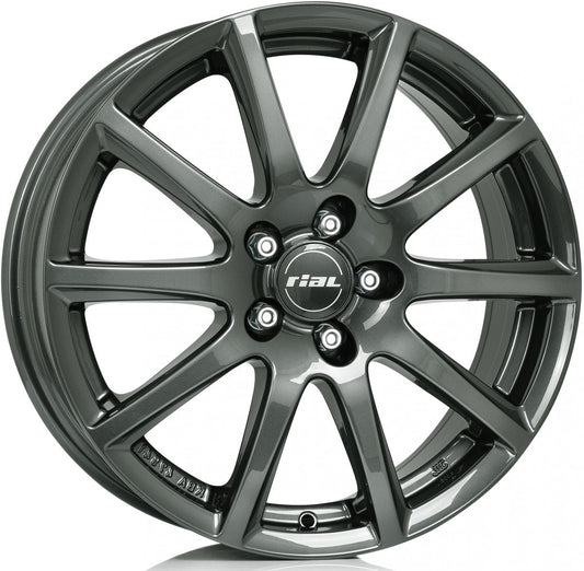 Rial Milano titanium 6x15 ET45 - LK4/100 ML63.3