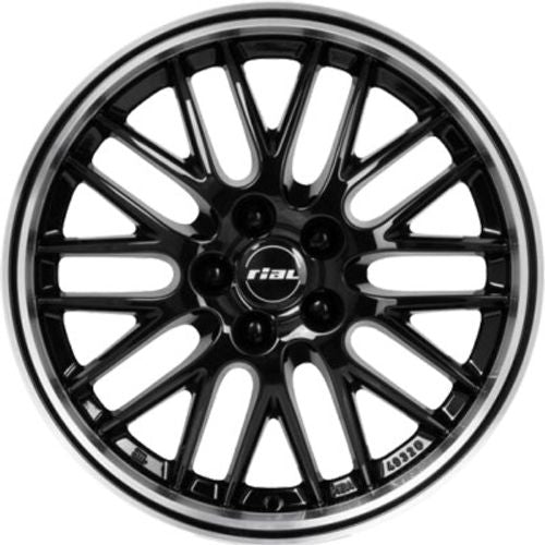 Rial Norano diamant schwarz hornpoliert Alufelge 8.5x18 Zoll ET42 LK 5x114.3 ML70.1 – Bild 2